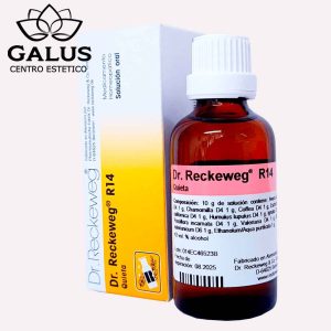 R14 Quieta Dr. Reckeweg, remedio homeopático para insomnio y ansiedad, disponible en Galus Centro Estético, Quito.